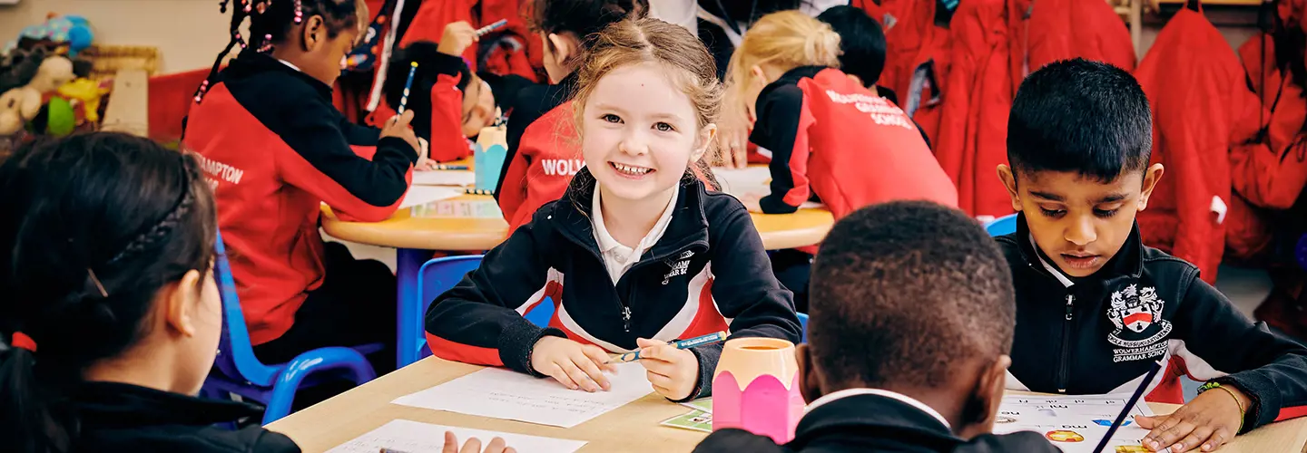 Wolverhampton Grammar Junior School Pupil in Reception