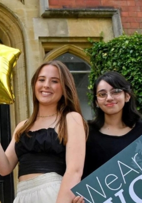 Smiles all round after great results!