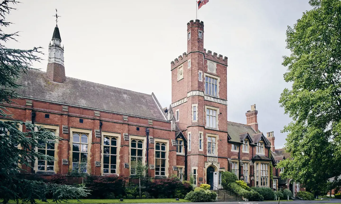 Front of Wolverhampton Grammar School Compton Road